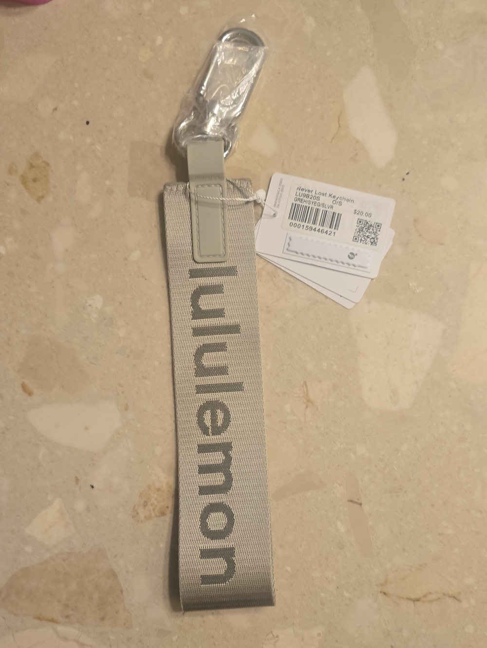 lululemon athletica Keychain Strap in GREH/YEG/SLVR